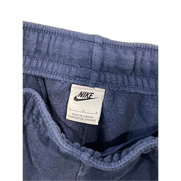 Nike Blue Cuffed Ankle Cargo Sweatpants Mens Size L - Picture 3 of 3